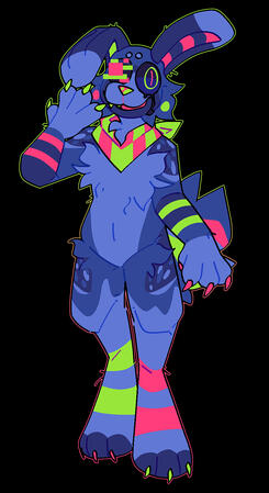 Unshaded Fullbody (Char: Nucleon, Designer: GEIGERGEARZ)