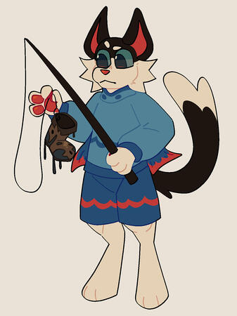 Unshaded Fullbody (Char: WolfDrawz, Designer: Kingsdee)